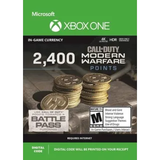 2400 Call of Duty: Modern Warfare Po