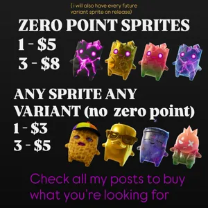 Zero point sprite
