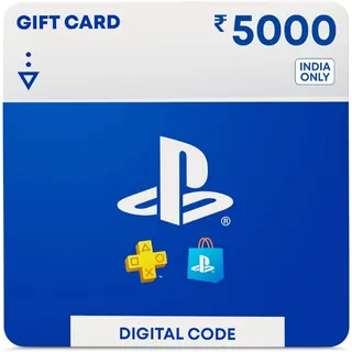 Playstation PSN 5000 INR GIFT CARD (INDIA)