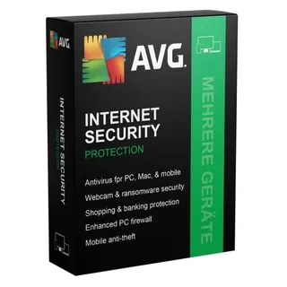 AVG INTERNET SECURITY  1 Device 1 Year License AUTOMATIC INSTANT DELIVERY
