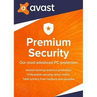 AVAST PREMIUM SECURITY GLOBAL 1 DEVICE 1 YEAR INSTANT AUTOMATIC DELIVERY