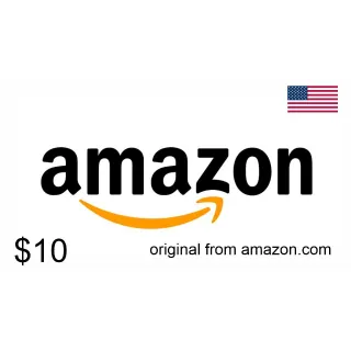 $10.00 USD Amazon Original from Amazon, instant auto delivery