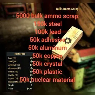 Junk | 5k bulk ammo 550k junk