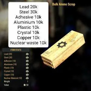 Junk | 1k bulk ammo 110k junk