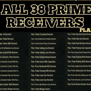 Prime Receiver 38 Plans