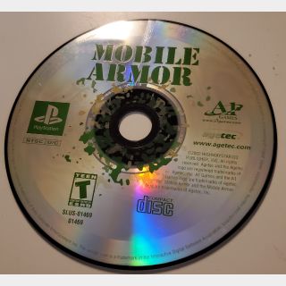 Mobile Armor Sony Playstation PS1 Highwaystar Strategy Video Game