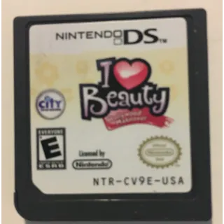I Love Beauty Hollywood Makeover Nintendo DS NDS Video Game Cartridge