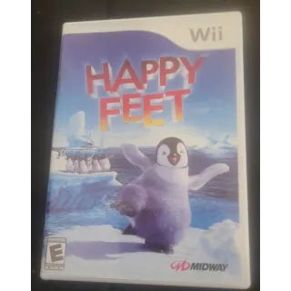 Happy Feet Midway Action Adventure Nintendo Wii Video Game Disc CD Complete CIB