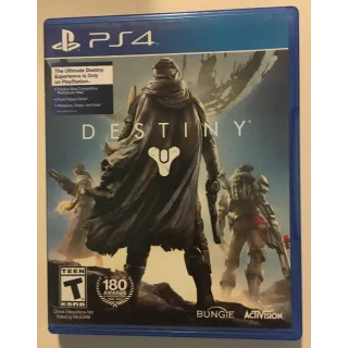 Destiny First Person Shooter Playstation 4 PS4 Video Game Blu Ray Disc