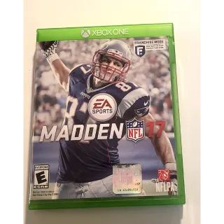 NFL Madden 17 2017 National Football League Microsoft Xbox Video Game