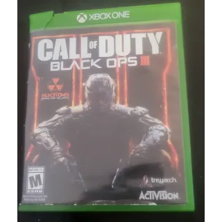 Call of Duty Black Ops III 3 Microsoft Xbox One Video Game First Person Shooter CIB