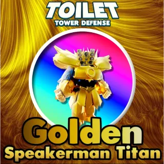 Golden Titan Speakerman