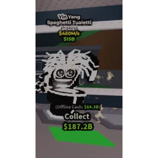 Yin yang Spaghetti tualetti 450m/s