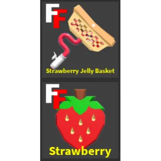 Strawberry Jelly Basket Set Flee The Facility