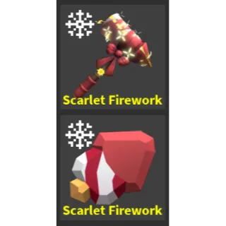 Scarlet Firework Set Flee The Facility