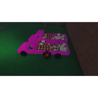 10x Gingerbread Gift Pink Trucks Lumber Tycoon 2