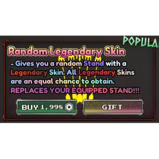 Random Legendary Skin - Bizarre Lineage