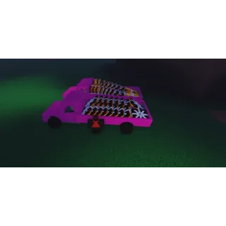 10x Burnt Gift Pink Trucks Lumber Tycoon 2
