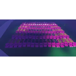 Max Land Plot of Halloween Items/ Thanksgiving Items Pink Trucks Lumber Tycoon 2