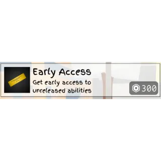 Early Access Gamepass Jujutsu Shenanigans