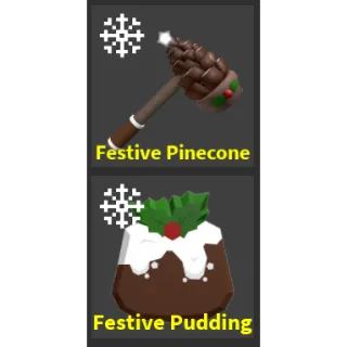 Festive Pinecone Set Flee The Facility