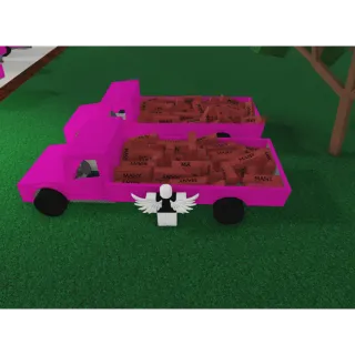 10x Boxed Many Axe Pink Trucks Lumber Tycoon 2