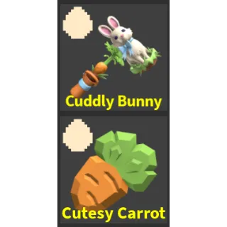 Cuddly Bunny Set Flee The Facility
