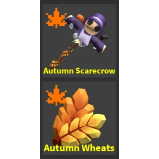 Autumn Scarecrow Set Flee The Facility