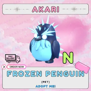 Neon Frozen Penguin