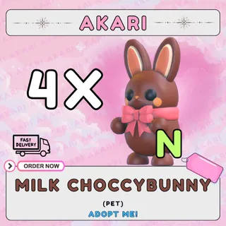 4x Milk Choccybunny | Adopt Me