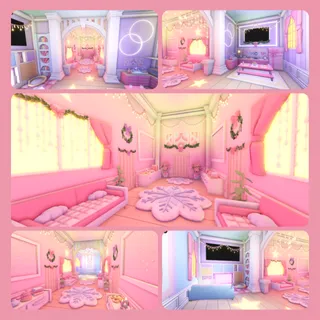 Cute Pink Starry House | Adopt Me! House