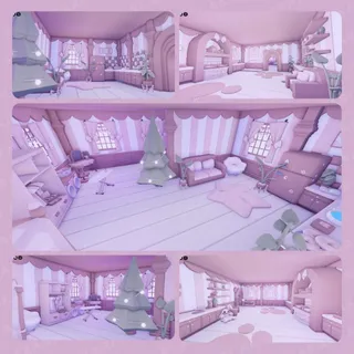 Pink Crooked House | Adopt Me! House