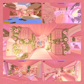 Pink Butterfly Mansion | Adopt Me! House
