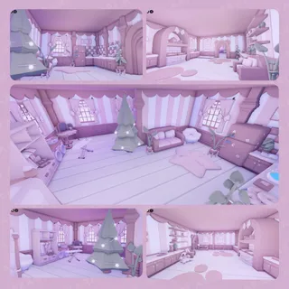 Pink Crooked House | Adopt Me! House