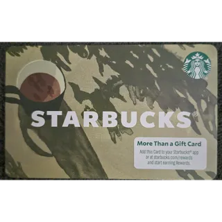 $25.00 USD Starbucks