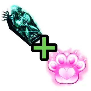 Cat Paw Blade + Coffin Blade BUNDLE - Blade Ball (Roblox)