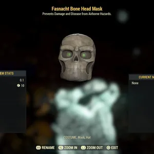 Fasnacht Bone Head Mask