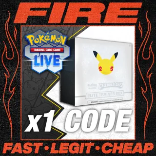 Pokémon TCG Live Code (Celebrations Elite Trainer Box) Instant Delivery