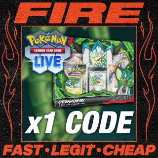 Pokémon TCG Live Code (Scarlet & Violet - Ogerpon ex Premium Collection) Instant Delivery