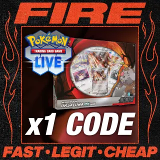 Pokémon TCG Live Code (Scarlet & Violet - Bloodmoon Ursaluna ex Box) Instant Delivery