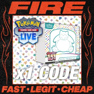 Pokémon TCG Live Code (Scarlet & Violet - 151 Elite Trainer Box) Instant Delivery