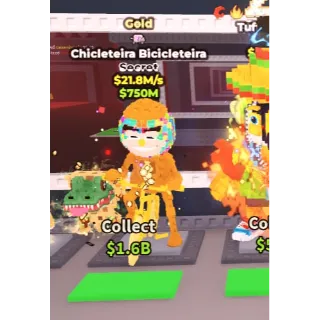 gold  Chicleteira Bicicleteira 21.8m/s