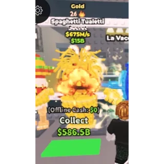 GOLD SPAGHETTI TUALETTI 675M/S