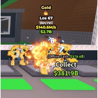 gold los 67 140,6m/s