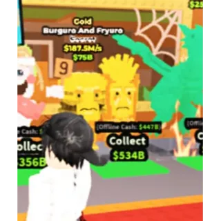 gold BURGURO AND FRYURO