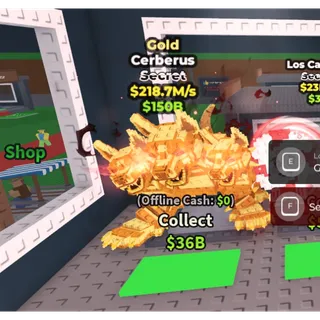 218.7M/S Gold Cerberus