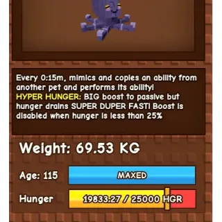 HUGE HYPERHUNGER MIMIC OCTOPUS 69KG+ | 15 SECS CD NO TOY