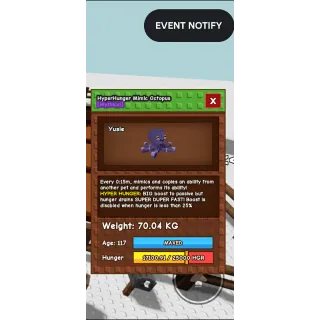 HUGE HYPERHUNGER MIMIC OCTOPUS 70KG+ | 15 SECS CD NO TOY