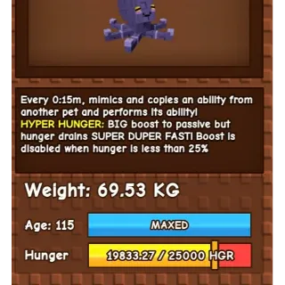 HUGE HYPERHUNGER MIMIC OCTOPUS 69KG+ | 15 SECS CD NO TOY