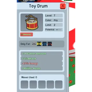 Bee Swarm Simulator Toy Drum